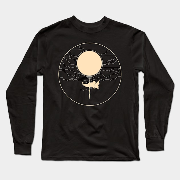 Skyship Long Sleeve T-Shirt by Natural Selection